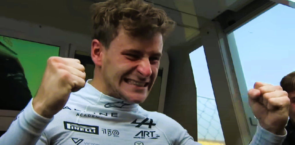 Victor doufá, že se takhle bude radovat i na konci sezony Formule 2